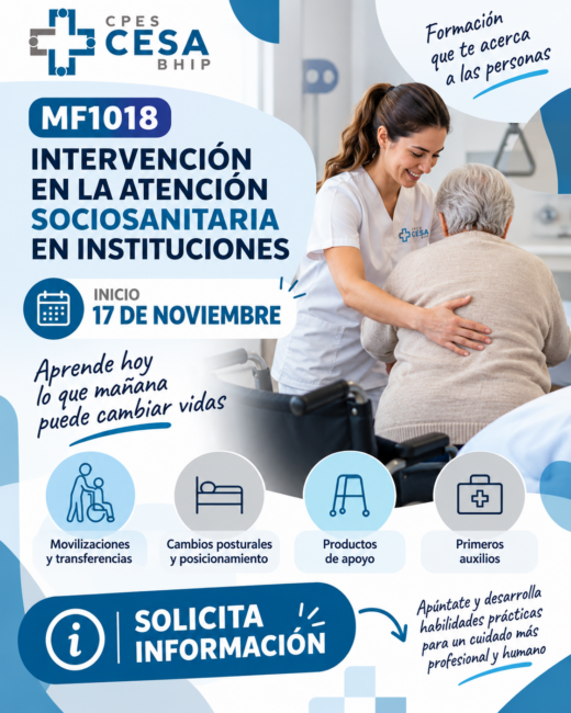 Formación sociosanitaria que transforma vidas